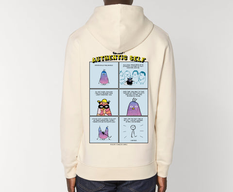 Räglan Hoodies Authentic Self Hoodie