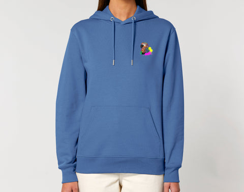 Räglan Hoodies Bright Blue / XXS Turtle Love Hoodie "Parrot"