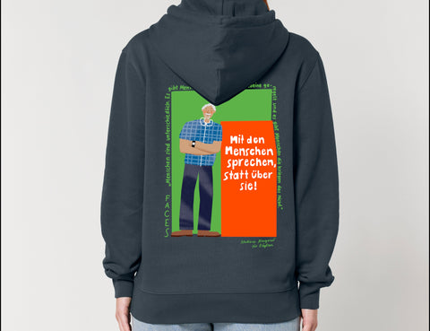 Räglan Hoodies Hoodie "Faces"
