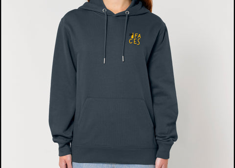Räglan Hoodies Hoodie "Faces"