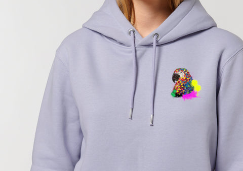 Räglan Hoodies Lavender / XXS Turtle Love Hoodie "Parrot"