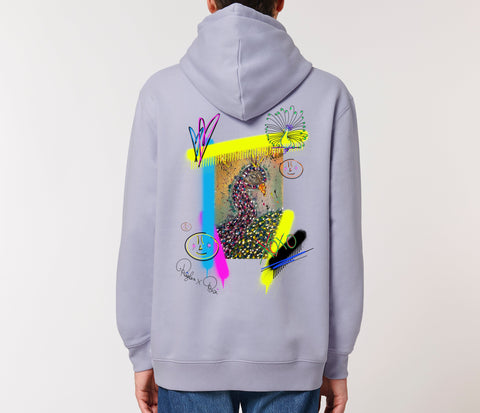 Räglan Hoodies Lavender / XXS Turtle Love Hoodie "Peacock"