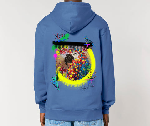 Räglan Hoodies Turtle Love Hoodie "Parrot"