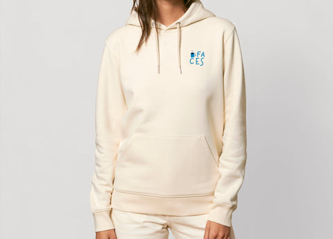 Räglan Kapuzensweatshirts 4 / XXS Hoodie "Faces"