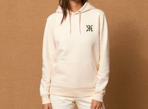 Räglan Kapuzensweatshirts Butterfly Hoodie Natural