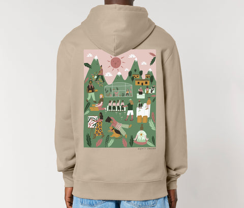 Räglan Kapuzensweatshirts Desertdust / XXS Conscious Impact Hoodie