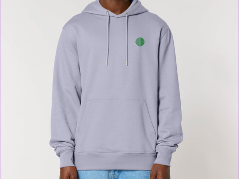 Räglan Kapuzensweatshirts Grün / XXS Lavender Hoodie mit Logo Stick