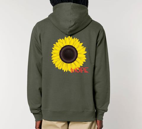 Räglan Kapuzensweatshirts Khaki / XXS Rays of Hope Hoodie