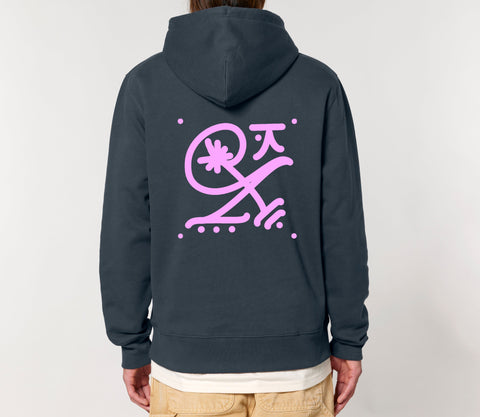 Räglan Kapuzensweatshirts Kokon 1 / XXS Butterfly Hoodie Grau