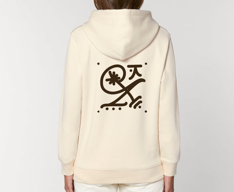 Räglan Kapuzensweatshirts Kokon 1 / XXS Butterfly Hoodie Natural
