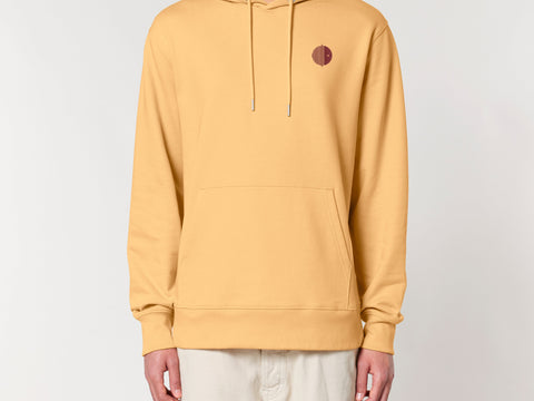 Räglan Kapuzensweatshirts Weinrot / XXS Nispero Hoodie mit Logo Stick