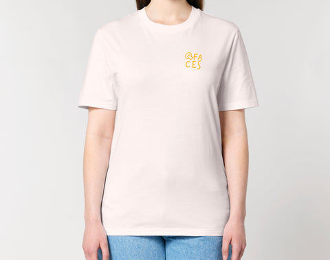 Räglan T-Shirts Kurzarm 3 / XXS T-Shirt "Faces"