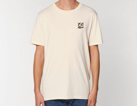 Räglan T-Shirts Kurzarm Butterfly T-shirt Natural