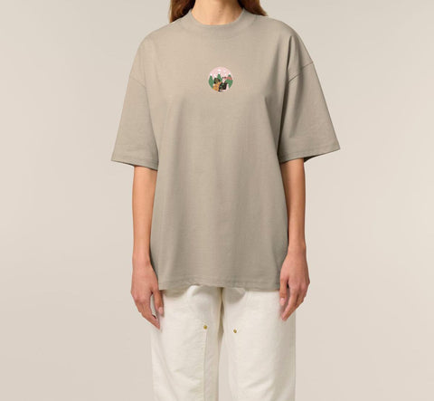 Räglan T-Shirts Kurzarm Conscious Impact Oversized T-Shirt