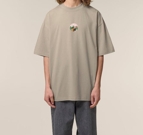 Räglan T-Shirts Kurzarm Conscious Impact Oversized T-Shirt