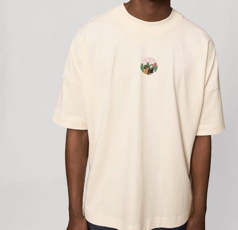 Räglan T-Shirts Kurzarm Conscious Impact Oversized T-Shirt