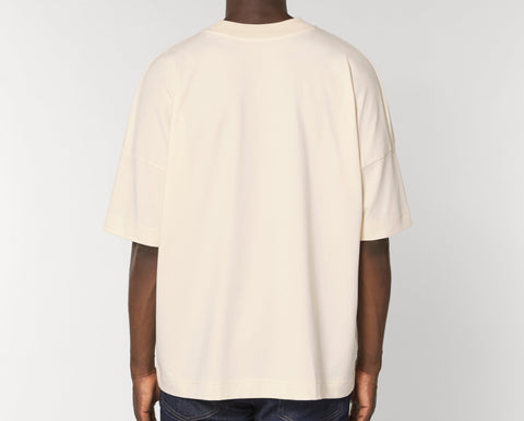 Räglan T-Shirts Kurzarm Faces Oversized T-Shirt