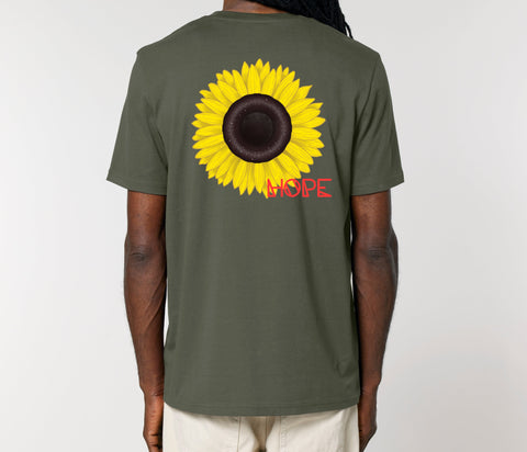 Räglan T-Shirts Kurzarm Khaki / XXS Rays of Hope T-shirt