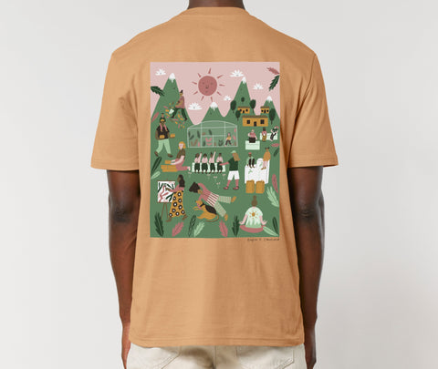 Räglan T-Shirts Kurzarm Latte / XXS Conscious Impact T-shirt