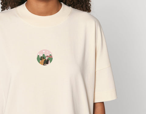 Räglan T-Shirts Kurzarm Naturalraw / XXS Conscious Impact Oversized T-Shirt