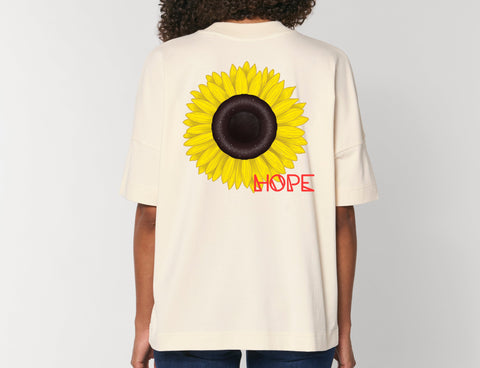 Räglan T-Shirts Kurzarm Naturalraw / XXS Rays of Hope Oversized T-Shirt