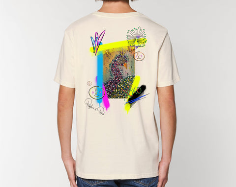 Räglan T-Shirts Kurzarm Naturalraw / XXS Turtle Love T-Shirt "Peacock"