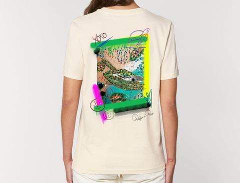 Räglan T-Shirts Kurzarm Naturalraw / XXS Turtle Love T-Shirt "Turtle"