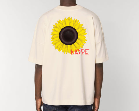 Räglan T-Shirts Kurzarm Rays of Hope Oversized T-Shirt