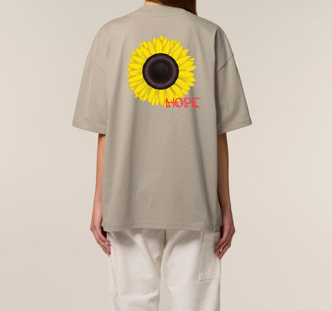 Räglan T-Shirts Kurzarm Rays of Hope Oversized T-Shirt