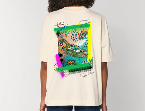 Räglan T-Shirts Kurzarm Turtle Love Oversized "Turtle"