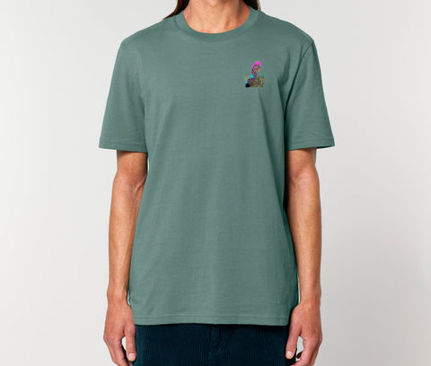 Räglan T-Shirts Kurzarm Turtle Love T-Shirt "Peacock"