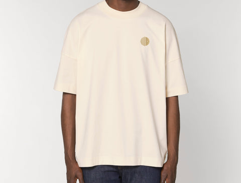 Räglan T-Shirts und Longsleeves Beige / XXS Oversized T-Shirt "Natural Raw"