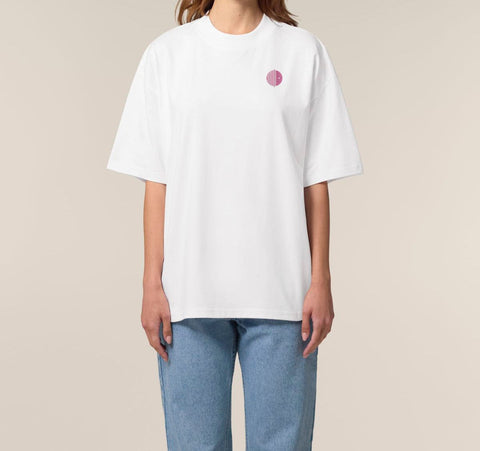 Räglan T-Shirts und Longsleeves Pink / XXS Oversized T-Shirt White