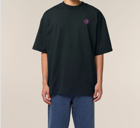 Räglan T-Shirts und Longsleeves Purple / XXS Oversized T-Shirt Black