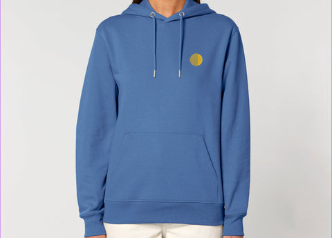 Stanley & Stella Kapuzensweatshirts Gelb / XXS Bright Blue Hoodie mit Logo Stick