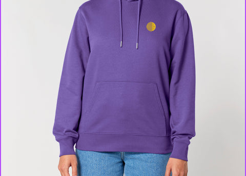 Stanley & Stella Kapuzensweatshirts Gelb / XXS Purple Hoodie mit Logo Stick