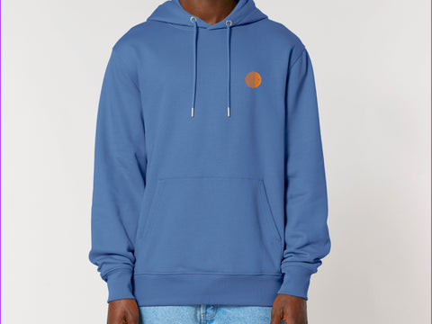 Stanley & Stella Kapuzensweatshirts Orange / XXS Bright Blue Hoodie mit Logo Stick