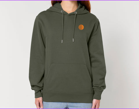 Stanley & Stella Kapuzensweatshirts Orange / XXS Khaki Hoodie mit Logo Stick