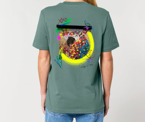 Räglan T-Shirts Kurzarm Greenbay / XXS Turtle Love T-Shirt "Parrot"