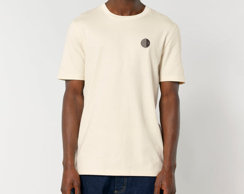 Räglan T-Shirts und Longsleeves Dunkelbraun / XXS Natural Raw T-Shirt mit Logo Stick