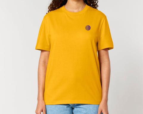 Räglan T-Shirts und Longsleeves Yellow T-Shirt mit Logo Stick